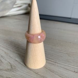 Pink Resin Ring (X0231)